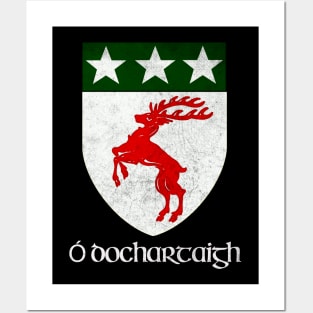 O'Doherty / Irish Vintage Style Crest Coat Of Arms Design Posters and Art